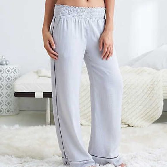 aerie Other - Aerie Rise & Shine Satin PJ Bottom in Glacier Gray